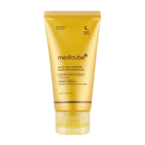 MEDICUBE KOJIC ACID TURMERIC NIGHT WRAPPING MASK (75ml)