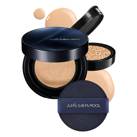 JUNG SAEM MOOL #19LIGHT ESSENTIAL SKIN NUDER LONG WEAR CUSHION (14gr * 2ea) (Cushion + refill)