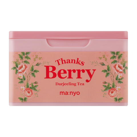 [SALE] MANYO FACTORY THANKS BERRY DARJEELING TEA MASK SHEET (30ea/350ml)