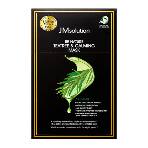 JM SOLUTION BE NATURE TEATREE & CALMING MASK (24ml * 10ea)