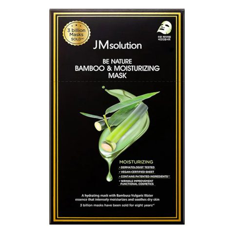 JM SOLUTION BE NATURE BAMBOO & MOISTURIZING MASK (24ml * 10ea)