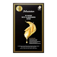 JM SOLUTION BE NATURE RICE & WHITENING MASK (24ml * 10ea)