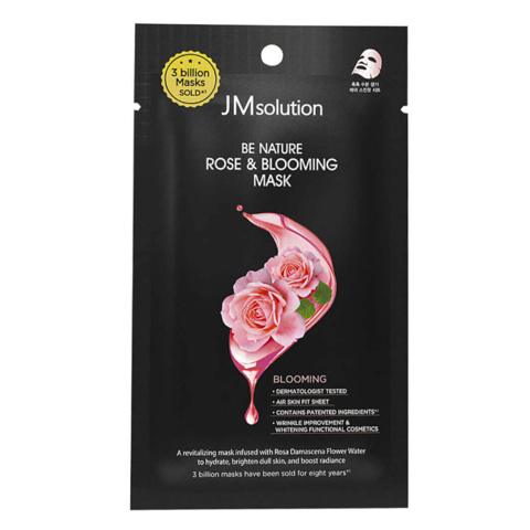 JM SOLUTION BE NATURE ROSE & BLOOMING MASK (24ml * 10ea)