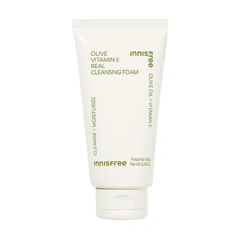 INNISFREE OLIVE VITAMIN E REAL CLEANSING FOAM (150gr)