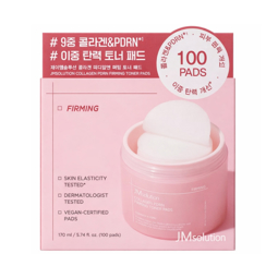 JM SOLUTION COLLAGEN PDRN FIRMING TONER PADS (100 pads)
