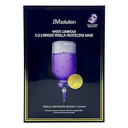 JM SOLUTION WATER LUMINOUS S.O.S RINGER PERILLA FRUTESCENS MASK (30ml * 10ea)