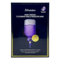 JM SOLUTION WATER LUMINOUS S.O.S RINGER PERILLA FRUTESCENS MASK (30ml * 10ea)