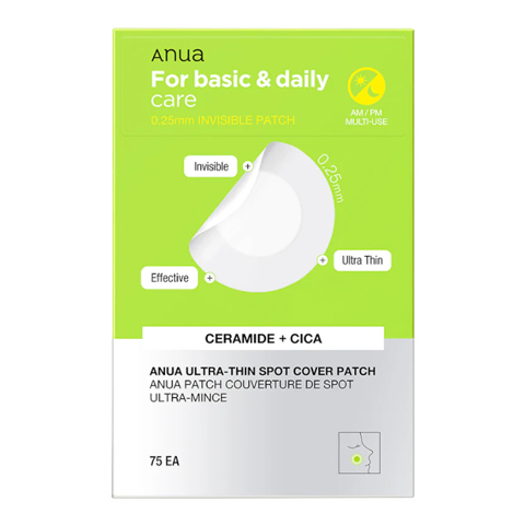 ANUA ULTRA-THIN SPOT COVER PATCH (30ea * 10mm, 45ea * 12mm)