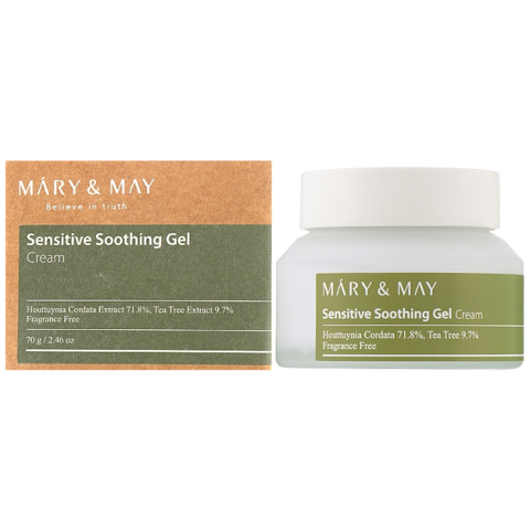 MARY&MAY SENSITIVE SOOTHING GEL CREAM (70gr)