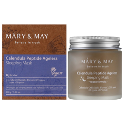 MARY&MAY VEGAN CALENDULA PEPTIDE AGELESS SLEEPING MASK (110gr)