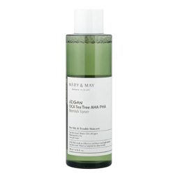 MARY&MAY VEGAN CICA TEA TREE AHA PHA BLEMISH TONER (200ml)