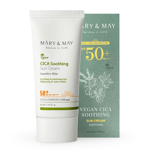 MARY&MAY VEGAN CICA SOOTHING SUN CREAM SPF50+ PA++++ (50ml)