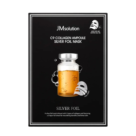 JM SOLUTION C9 COLLAGEN AMPOULE SILVER FOIL MASK (35ml * 10ea)