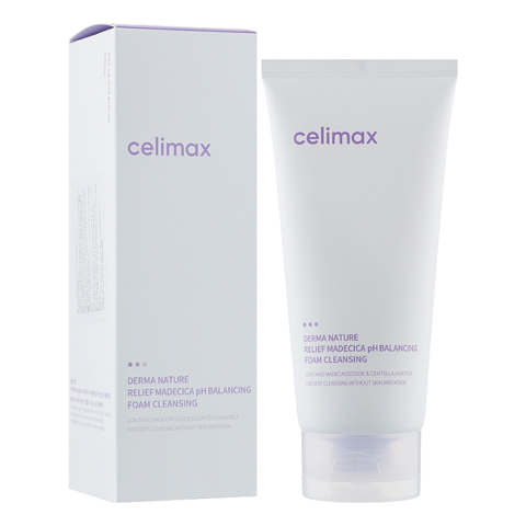 CELIMAX DERMA NATURE RELIEF MADECICA PH BALANCING FOAM CLEANSING (150ml)