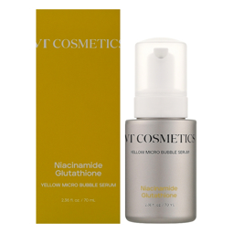 VT COSMETICS NIACINAMIDE GLUTATHIONE YELLOW MICRO BUBBLE SERUM (70ml)