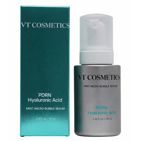VT COSMETICS PDRN HYALURONIC ACID MINT MICRO BUBBLE SERUM (70ml)