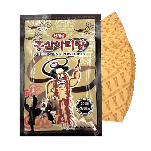 DAEJEON ARIRANG RED GINSENG POWER PAD (1 pack / 20 pcs)