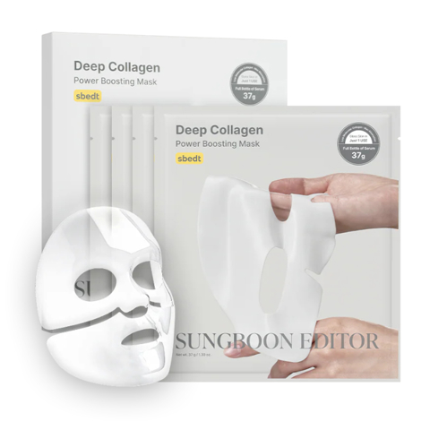 SUNGBOON EDITOR DEEP COLLAGEN POWER BOOSTING MASK (37gr * 4ea)