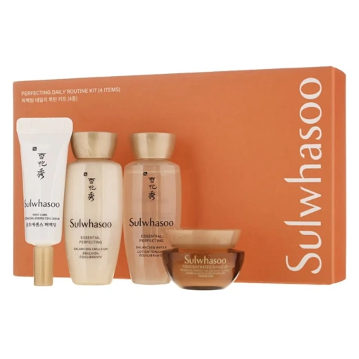 SULWHASOO PERFECTING DAILY ROUTINE KIT (4 items) (4ml + 15ml + 15ml + 5ml) 