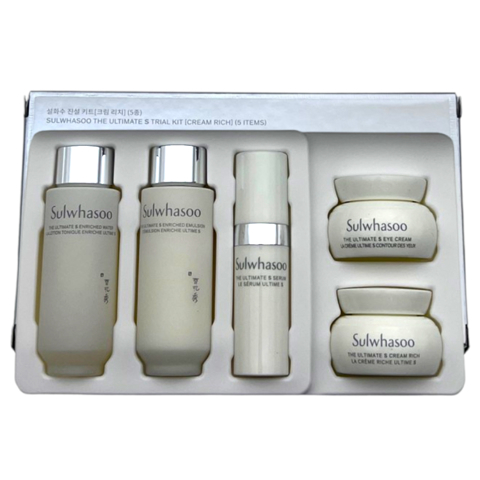 SULWHASOO THE ULTIMATE S TRIAL KIT (CREAM RICH) (5 ITEMS) (25ml + 25ml + 5ml + 4ml + 4ml) (KOREAN VERSION)