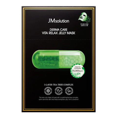 JM SOLUTION DERMA CARE VITA RELAX JELLY MASK (30ml * 10ea)