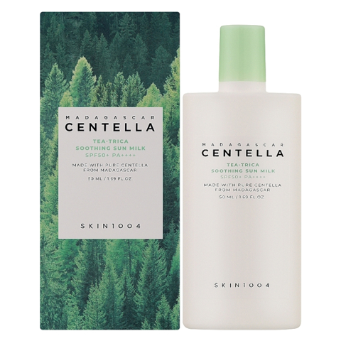 SKIN1004 MADAGASCAR CENTELLA TEA-TRICA SOOTHING SUN MILK SPF50+ PA++++ (50ml)