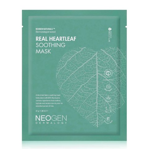 [SALE] NEOGEN DERMALOGY REAL HEARTLEAF SOOTHING MASK (37gr)