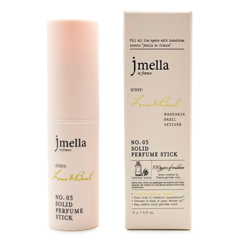 [SALE] JMELLA IN FRANCE SOLID PERFUME STICK №03 LIME & BASIL (10gr)