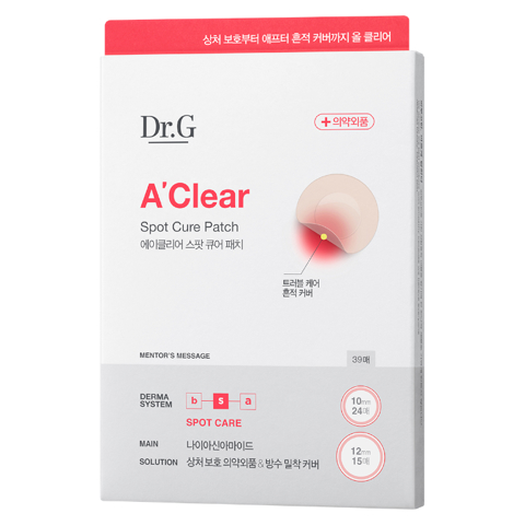 DR.G A'CLEAR SPOT CURE PATCH (39patches)