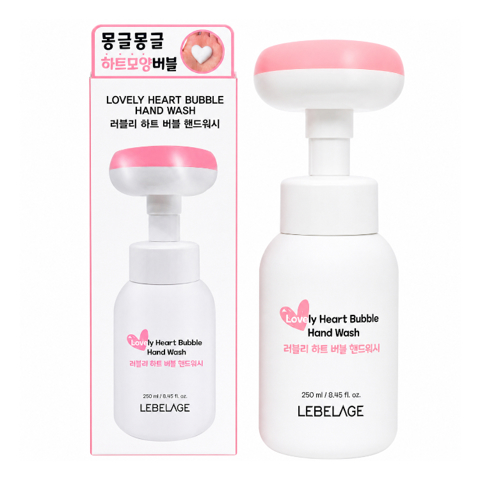 LEBELAGE LOVELY HEART BUBBLE HAND WASH (250ml)