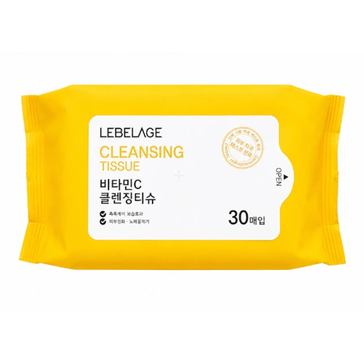 LEBELAGE VITAMIN C CLEANSING TISSUE (30pcs)