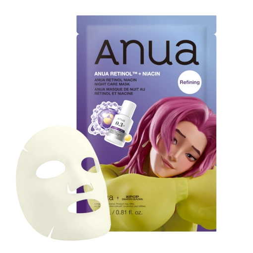 ANUA K-POP DEMON HUNTERS RETINOL NIACIN NIGHT CARE MASK (24ml * 10ea)