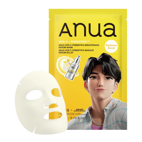 ANUA K-POP DEMON HUNTERS VITA C PORESTRIX BRIGHTENING SERUM MASK (22ml * 10ea)