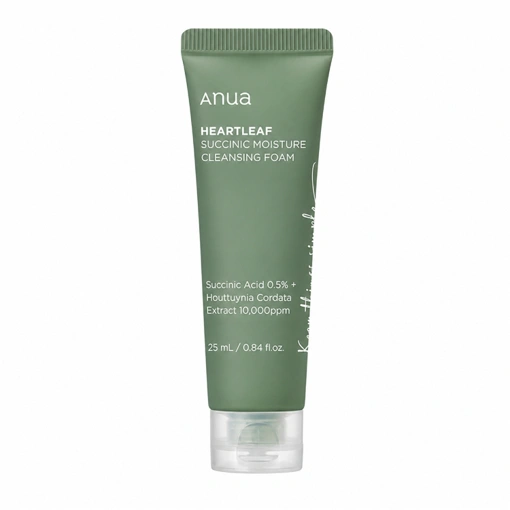 ANUA HEARTLEAF SUCCINIC MOISTURE CLEANSING FOAM (25ml)