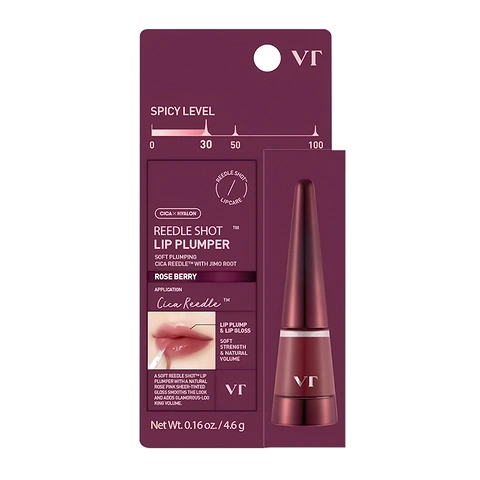 VT COSMETICS # ROSE BERRY REEDLE SHOT LIP PLUMPER (4,6gr)