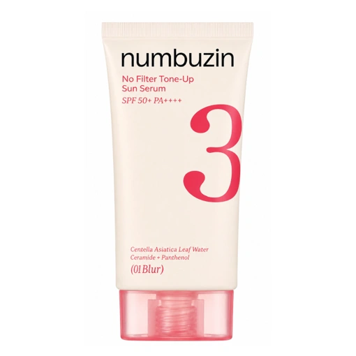 NUMBUZIN #01 BLUR NO.3 NO FILTER TONE-UP SUN SERUM SPF 50+ / PA++++ (50ml)