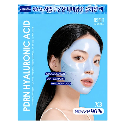 TENZERO WATERY HYALURONIC ACID PDRN MASK PACK (30gr * 3ea)