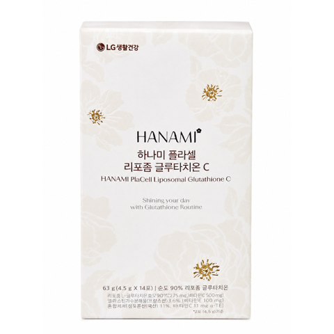 LG HOUSEHOLD & HEALTH CARE HANAMI PLACELL LIPOSOMAL GLUTATHIONE C (63gr) (4.5gr * 14ea)