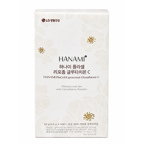 LG HOUSEHOLD & HEALTH CARE HANAMI PLACELL LIPOSOMAL GLUTATHIONE C (63gr) (4.5gr * 14ea)