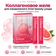 LG HOUSEHOLD & HEALTH CARE VITAL GARDEN HANAMI COLLAGEN JELLY (15g×28sticks)