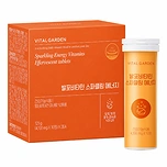 LG HOUSEHOLD & HEALTH CARE VITAL GARDEN SPARKLING ENERGY VITAMINS EFFERVESCENT TABLETS (123gr) (4,100mg * 10 Tablets) (3 Tubes)