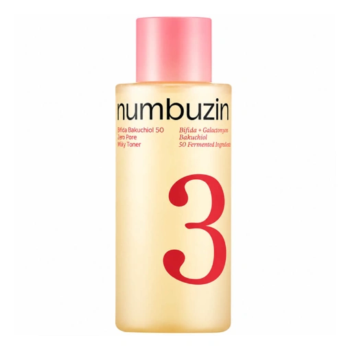NUMBUZIN NO.3 BIFIDA BAKUCHIOL 50 ZERO PORE MILKY TONER (200ml)