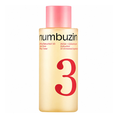 NUMBUZIN NO.3 BIFIDA BAKUCHIOL 50 ZERO PORE MILKY TONER (200ml)