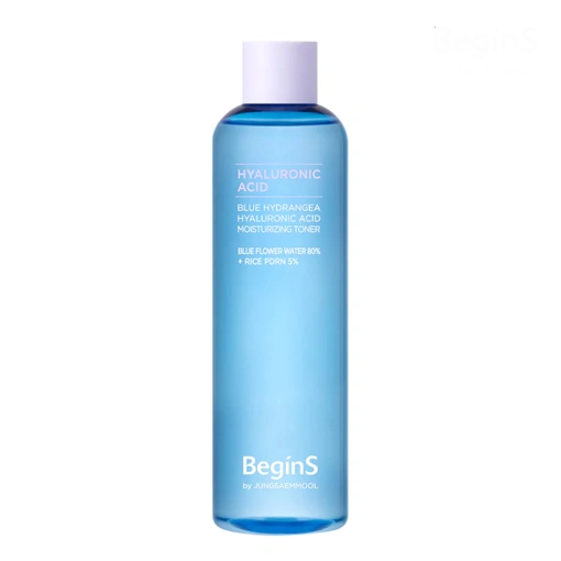 JUNG SAEM MOOL BEGINS BLUE HYDRANGEA HYALURONIC ACID MOISTURIZING TONER (300ml)