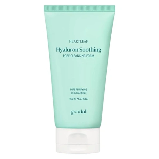 GOODAL HEARTLEAF HYALURON SOOTHING PORE CLEANSING FOAM (150ml)
