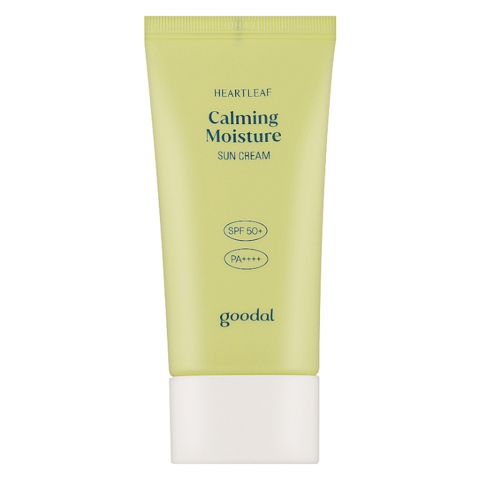 GOODAL HEARTLEAF CALMING MOISTURE SUN CREAM SPF50+ PA++++ (50ml)