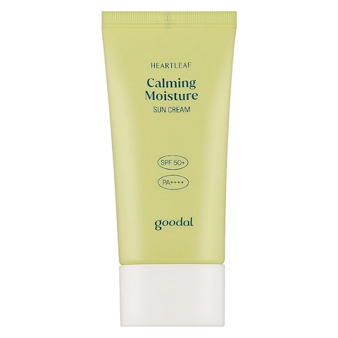 GOODAL HEARTLEAF CALMING MOISTURE SUN CREAM SPF50+ PA++++ (50ml)