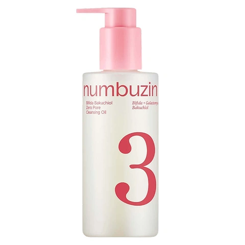 NUMBUZIN NO.3 BIFIDA BAKUCHIOL ZERO PORE CLEANSING OIL (200ml)