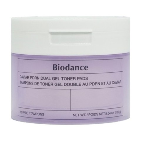 BIODANCE CAVIAR PDRN DUAL GEL TONER PADS (60ea)