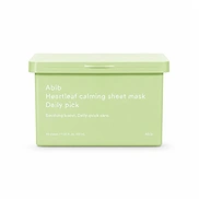 ABIB HEARTLEAF CALMING SHEET MASK DAILY PICK (350ml, 30sheets)